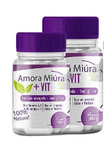 2 frascos de capsulas de Amora Miúra + Vit